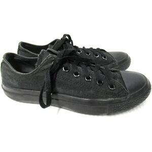 CONVERSE Chuck Taylor All Star Ox Black Monochrome Unisex Size 5 Men 7 Woman
